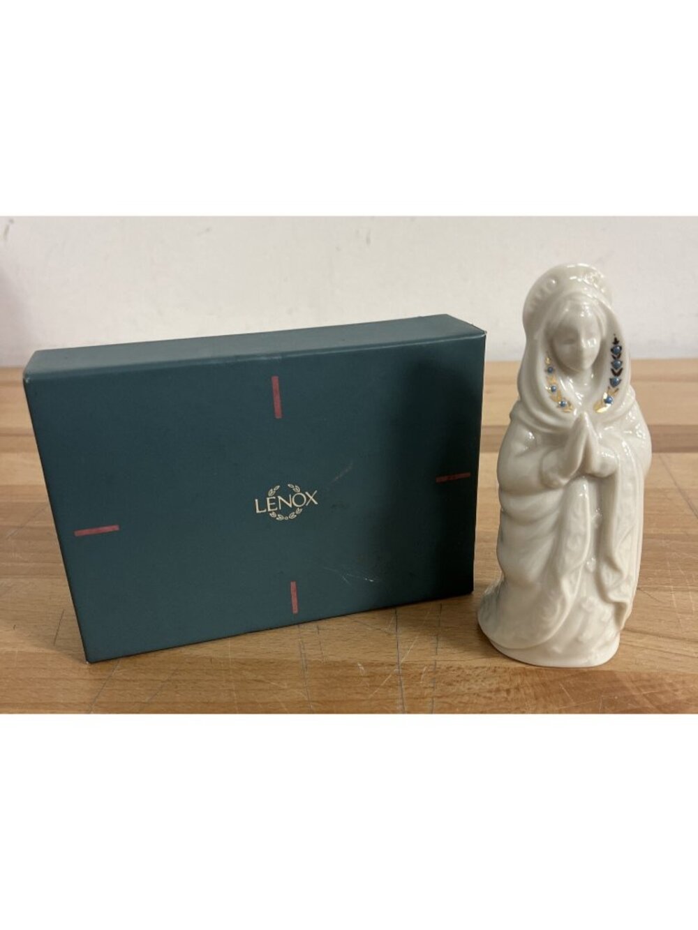 Lenox China Jewels Nativity Mary Christmas Holy Family 1993 Original Box